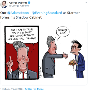 Miliband hooked nose cartoon promoted by Gidiot